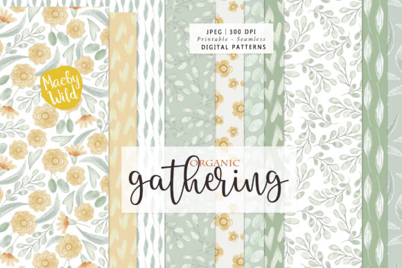 Download Organic Watercolor Flower Patterns - Flower pattern Collection