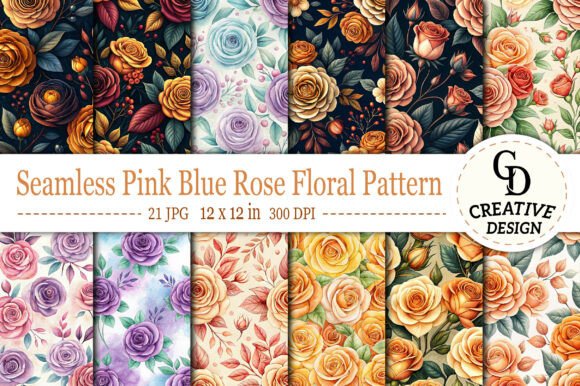 Download Rose &amp; Garden Flower Pattern - Flower pattern Collection