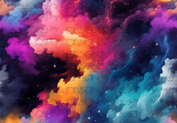 Download Seamless Rainbow Clouds Pattern - Seamless rainbow Collection