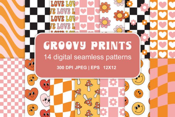 Download Groovy Seamless Patterns Set - Groovy Collection